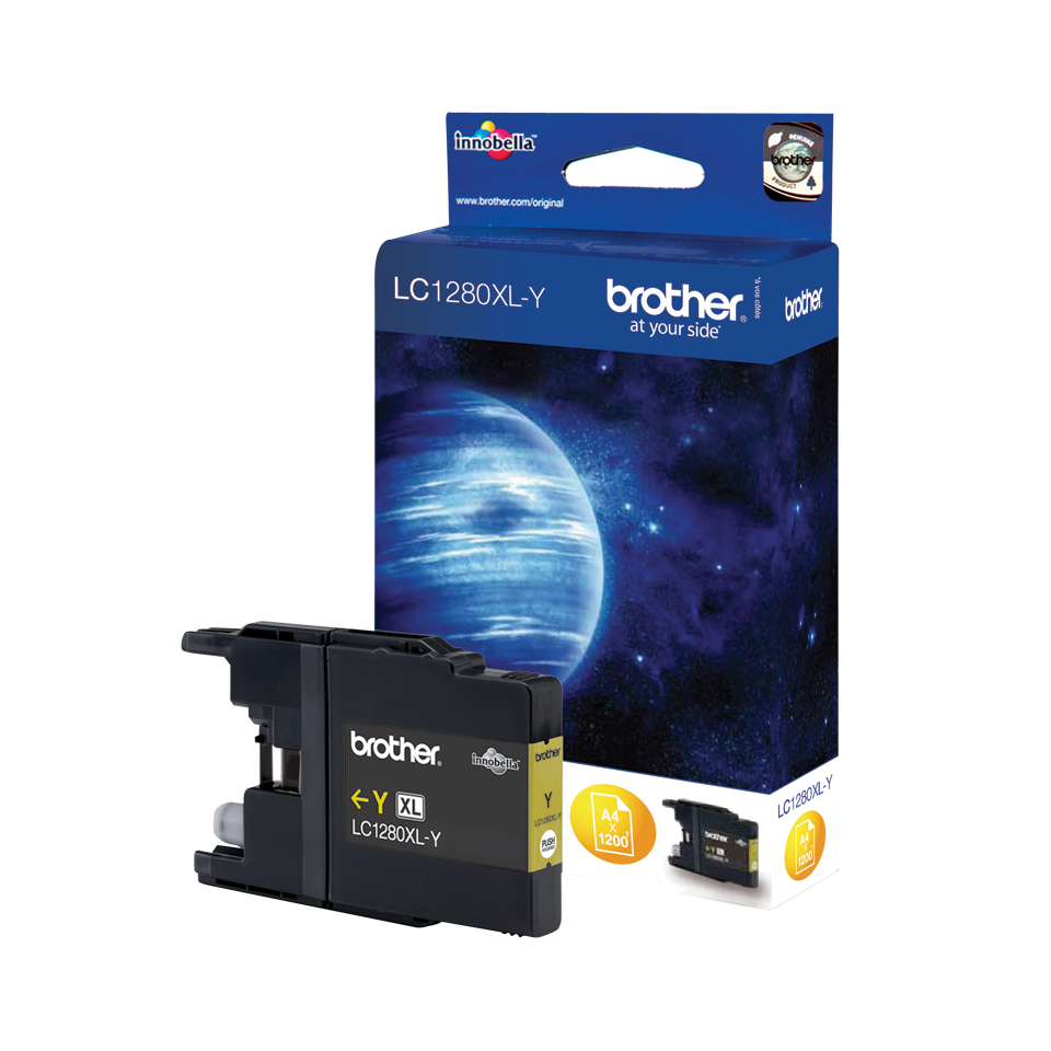 Brother Lc 1280 Xl Geel Origineel brother kopen in de aanbieding