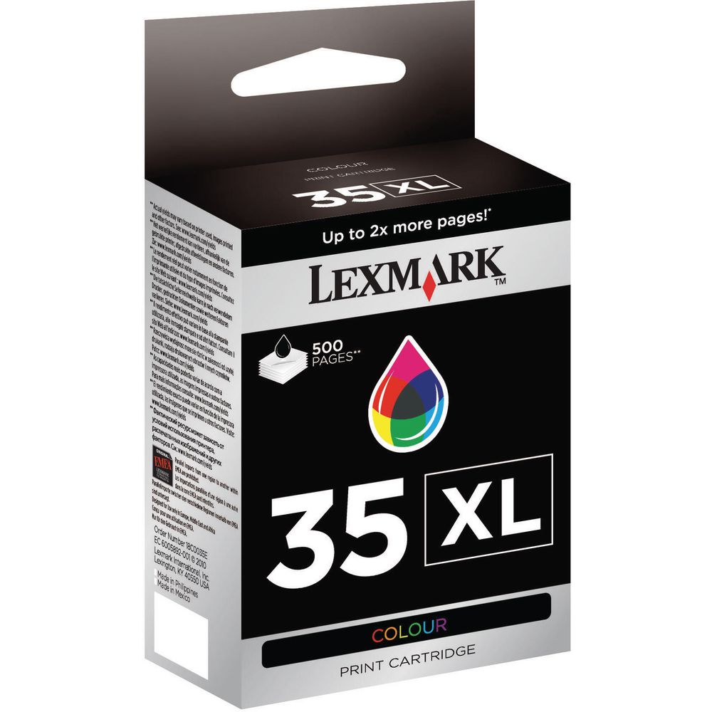 Lexmark 35 Xl Kleuren Origineel lexmark kopen in de aanbieding