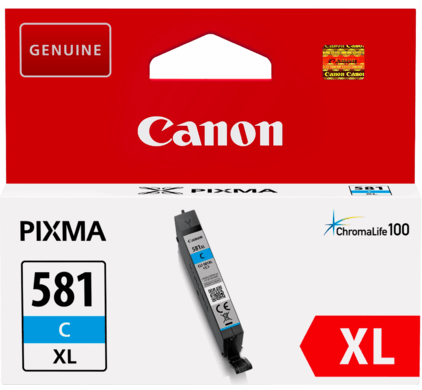 Canon Cli 581 Xl Cyaan Origineel canon kopen in de aanbieding