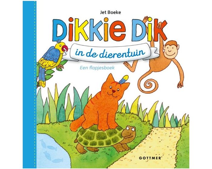 Dikkie Dik in de dierentuin - Een flapjesboek