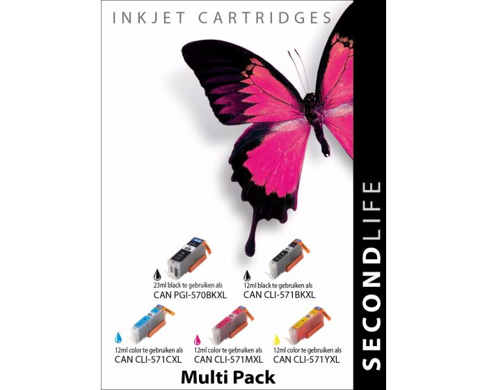 SecondLife - Multipack Canon 570/571 Serie