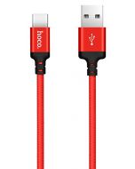 Hoco Charge&Synch USB-C Cable Red (1 meter)