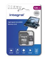 Integral 128GB Micro SDXC V10 100 MB/s - Incl. Adapter