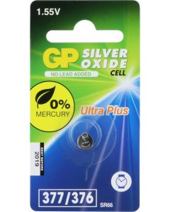 GP Horlogebatterij 377 (SR626SW) Low drain, blister 1