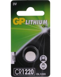 GP Lithium knoopcel CR1220, blister 1