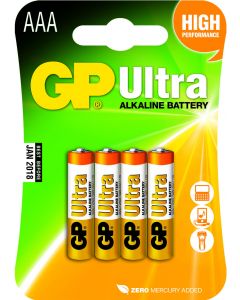 GP Ultra Alkaline AAA Micro penlite, blister 4