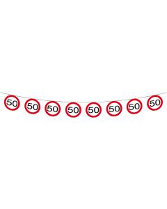 50 Jaar Verkeersbord Slinger - 12 meter