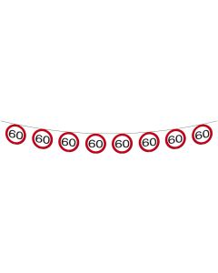 60 jaar Verkeersbord Slinger - 12 meter