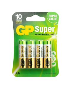 GP Super Alkaline AA Mignon penlite, blister 4