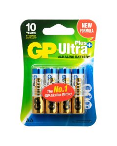 GP Ultra Plus Alkaline AA Mignon penlite, blister 4