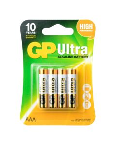GP Ultra Alkaline AAA Micro penlite, blister 4