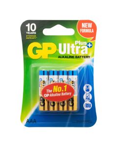 GP Ultra Plus Alkaline AAA Micro penlite, blister 4
