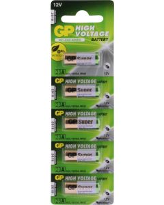 GP Hoog voltage alkaline rondcel 23A (MS21 /MN21), blister 5