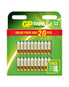 GP Super Alkaline AAA 20 pack