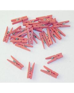 Roze knijpers - 24 stuks