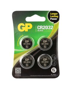 GP Lithium knoopcel CR2032, blister 4