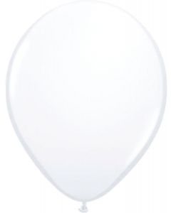 Witte Ballonnen 30cm - 10 stuks