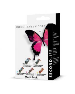 SecondLife - Multipack Canon 525 Black & 526 Serie