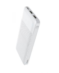Hoco Powerbank 2x USB Outlet 10.000mAh White