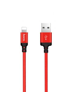 Hoco Charge&Synch Lightning Cable Red (1 meter)