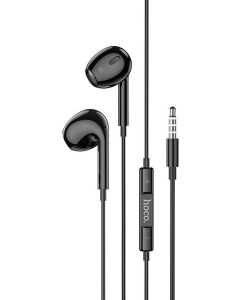 Hoco M1 Max Earphones with Mic - 3,5mm aux jack (Black)