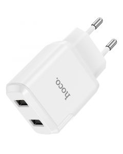 Hoco N7 Dual Port Charger - Wit