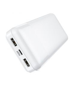 Hoco Powerbank 2x USB Outlet 20.000mAh White