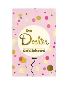 10 Wenskaarten met envelop - Geboorte dochter (11.5x17 cm)