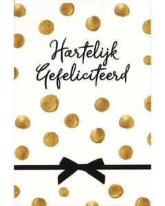 10 Wenskaarten met envelop - Gefeliciteerd 110 x 170 mm
