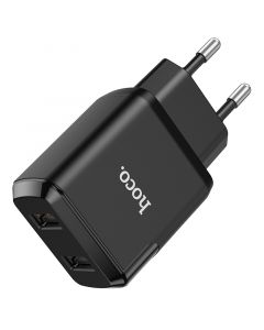 Hoco N7 Dual Port Charger - Zwart