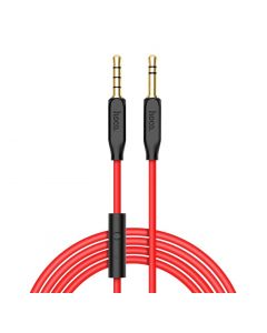 Hoco Aux Braided Audio Cable with Mic (1M)