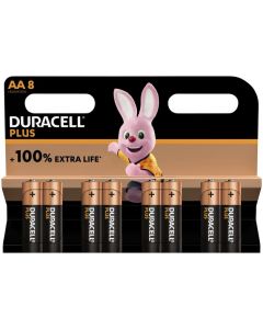 Duracell Plus Alkaline AA blister 8 (LR6)