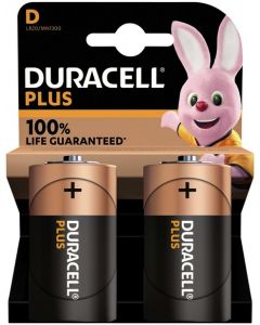 Duracell Plus Alkaline D blister 2 (LR20)