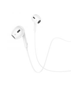 Hoco M1 Max Earphones with Mic - USB-C (White)