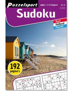 Puzzelsport Puzzelboek 192 pag. Sudoku 2-4*