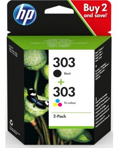 Original HP 303 Multipack Black + Color