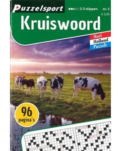 Puzzelsport Puzzelboek 96 pag. Kruiswoord 2-3* nr. 3