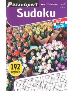 Puzzelsport Puzzelboek 192 pag. Sudoku 2-4*