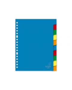 tabblad Kangaro A5 blanco PP 120mµ assorti 17-gaats 10-deli
