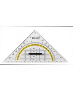 Geodriehoek Westcott 22cm met greep in polybag