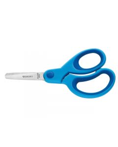 schaar Westcott Kids 13cm softgrip ronde punt blauw