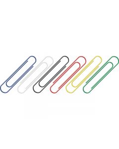 paperclips Alco 50mm rond assorti doos 30st.