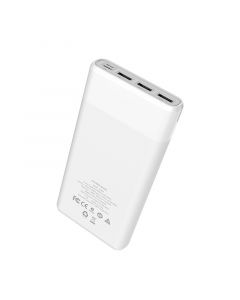 Hoco Powerbank 3x USB Outlet 30.000mAh White