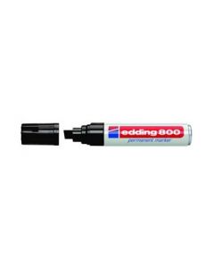 Edding 800 permanent marker, 4-12mm beitelpunt, zwart, doos à 5 stuks