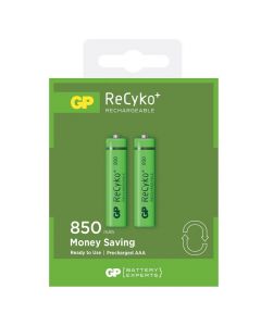 GP ReCyko+ oplaadbare AAA Micro penlite (850mAh), blister 2