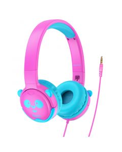 Hoco W31 Hoofdtelefoon voor kinderen - Roze