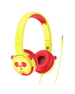 Hoco W31 Hoofdtelefoon voor kinderen - Geel