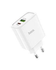 Hoco dual port speed charger USB-C & USB-A