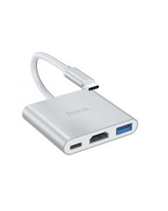 Hoco 3-in-1 USB-C Poort Hub Type-C to HDMI + USB 3.0 + PD