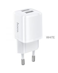 Hoco N8 Mini Portable Dual USB Port Charger